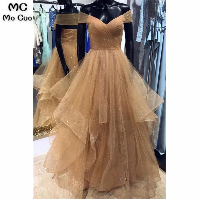 OFF THE SHOULDER LONG PROM DRESSES FOR WOMEN