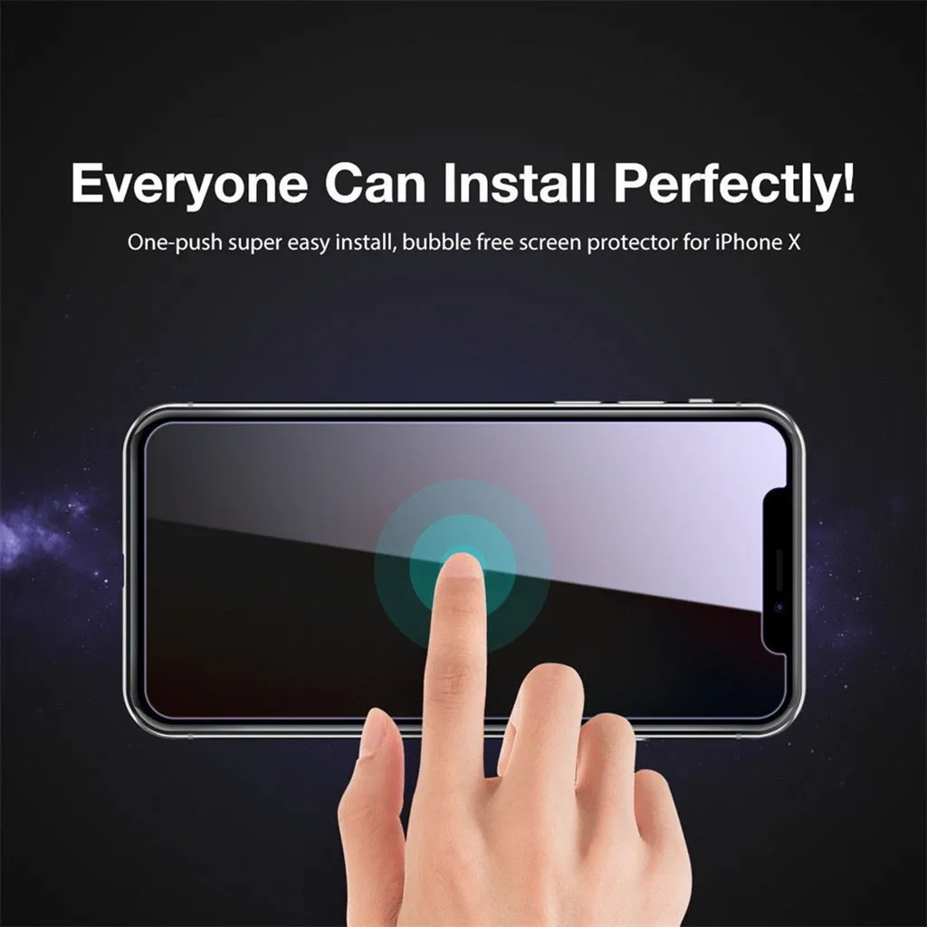 Защитное закаленное стекло 360 градусов Защита экрана для iphone XS 5,8 дюймов защита экрана стекло на iphone