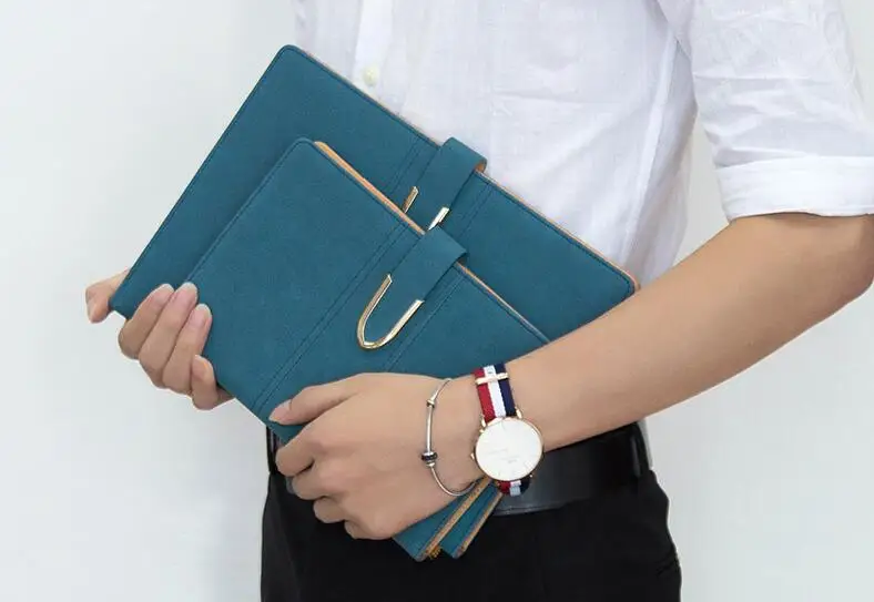 

A5 B5 PU Resin Business Notebook Office Soft Copybook Diary Notepad Vintage Agendar Caderno