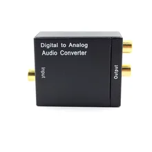 Оптический Toslink/коаксиальный цифро-аналоговый RCA L/R стерео аудио конвертер адаптер для усилителя Динамик Наушники