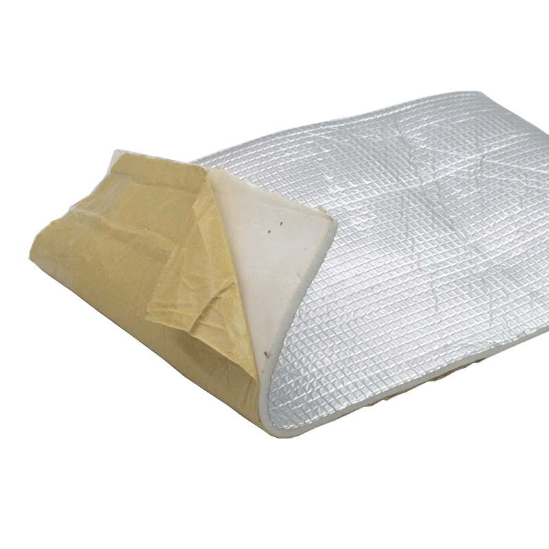 Cawanerl 150CM x 100CM 60" x 40" Car Heat Shield Sound Deadener Insulation Mat Material Aluminum Foil Deadening Noise Control