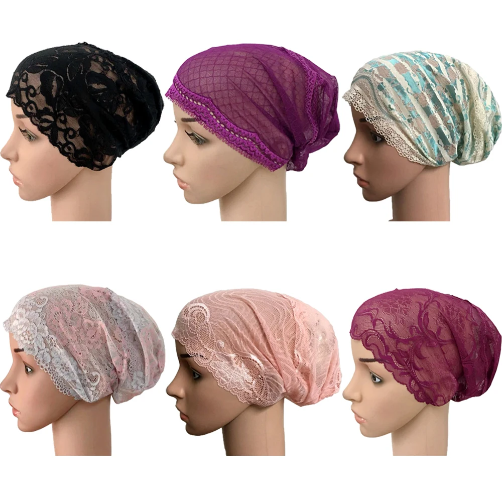 Grosir Lace Underscarf Hijab Gallery Buy Low Price Lace Underscarf