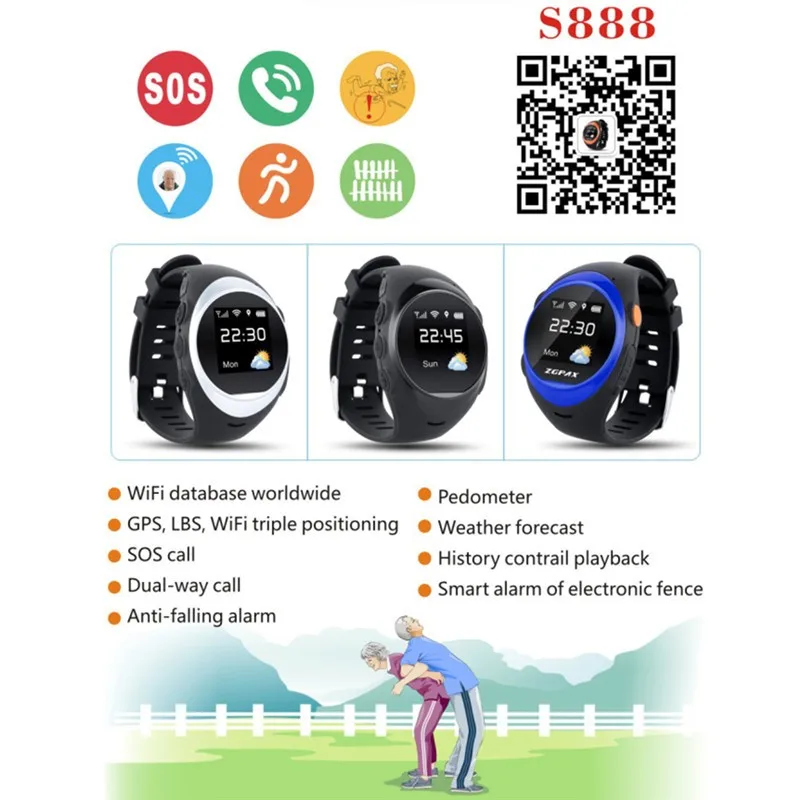 Zgpax s888 wifi smart watch Clearance
