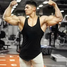 Новинка, брендовый жилет, однотонная одежда для бодибилдинга и фитнеса, мужская майка для тренажерного зала, Стрингер, майки, мужская спортивная рубашка