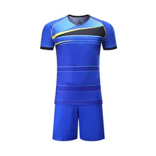 Sublimated Custom 2016 New style Soccer Sets Men Training Football Short Sleeve Soccer Jersey shirt + shorts