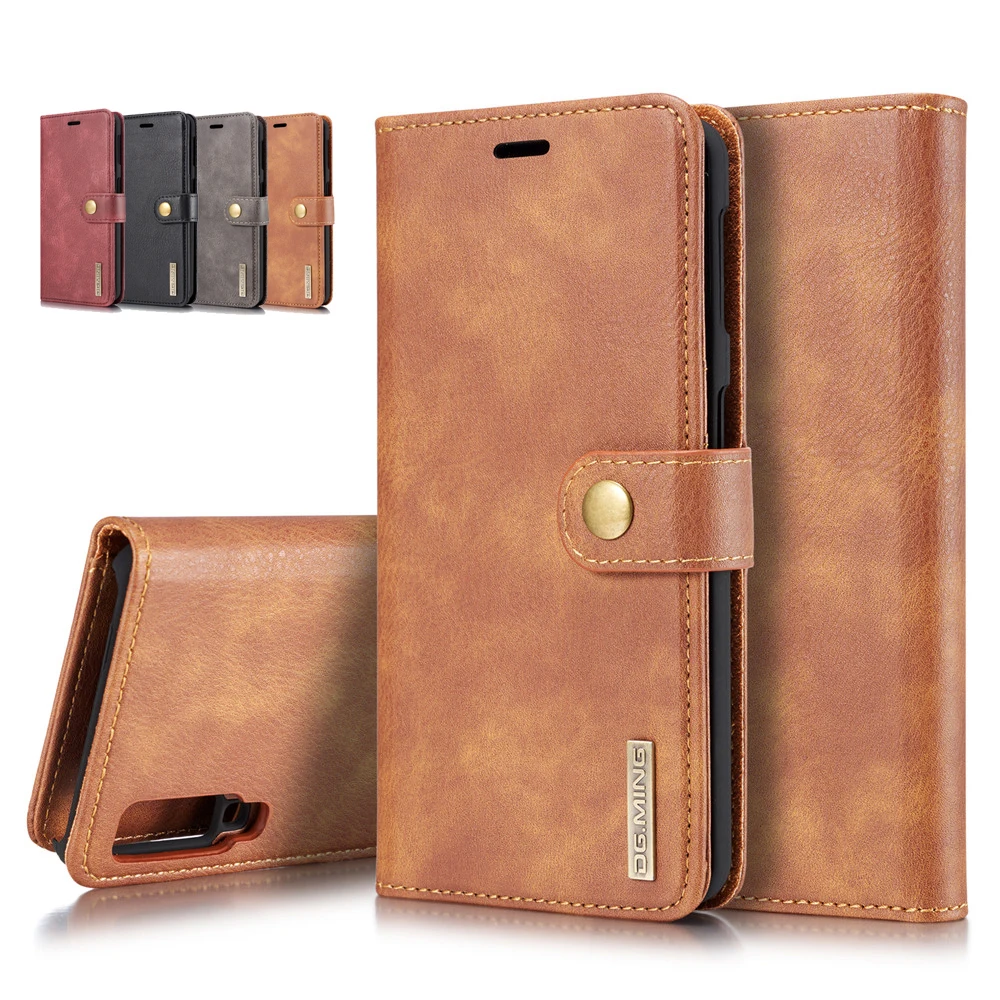 

For Samsung Galaxy A6 A8 plus A7 A9 2018 Genuine Leather Case Flip Wallet Phone Cover Case For Coque Samsung A750 A7 2018 A9