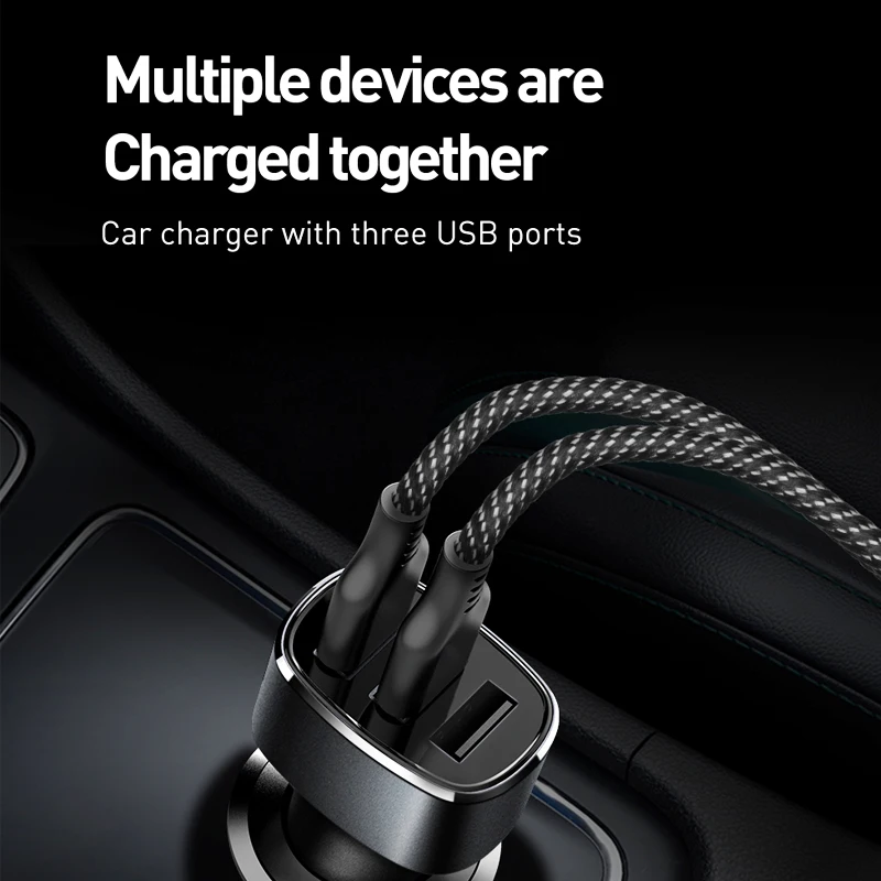 MCDODO 42 Вт Быстрая зарядка 3,0 Автомобильное быстрое зарядное устройство мобильные телефоны Зарядка для huawei P30 P20 Pro для iPhone Xiaomi samsung USB адаптер