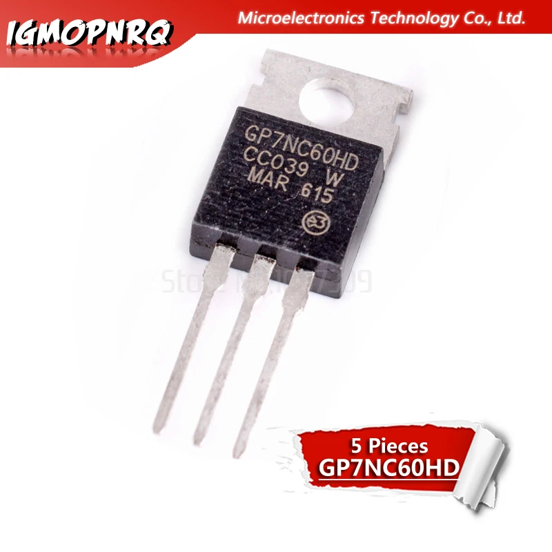 5 шт. STGP7NC60HD TO220 GP7NC60HD TO-220 STGP7NC60 новый оригинальный транзистор | Электронные