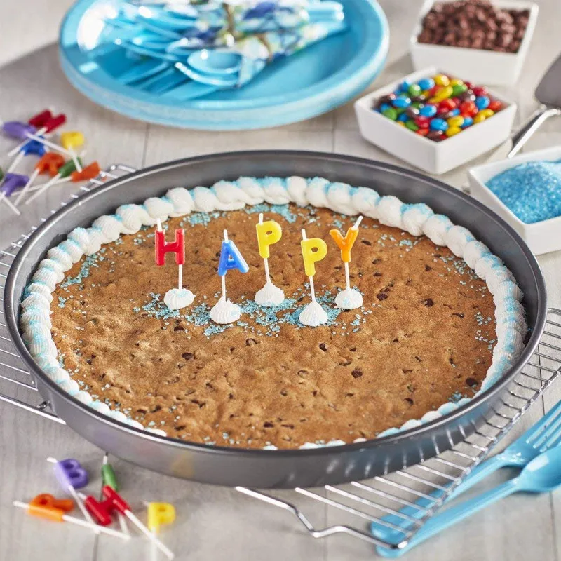 6-10 in Round shape pizza dish Non-stick Pie Tray Pizza stone Baking Kitchen Tool