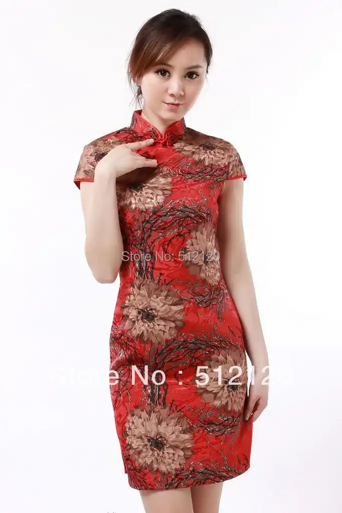 vestido oriental curto