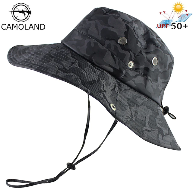 Military Tactical Hat, Bucket Hat Men, Camouflage Cap, Sun Hat Men