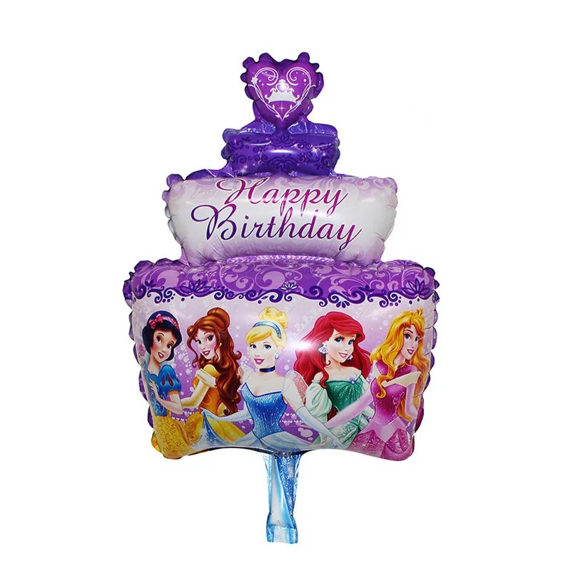1 шт мини Дисней Принцесса Тема для девочек Свадьба День Рождения Вечеринка Эльза Белоснежка колокольчик шар детский душ Смешные воздушные шары предоставляем