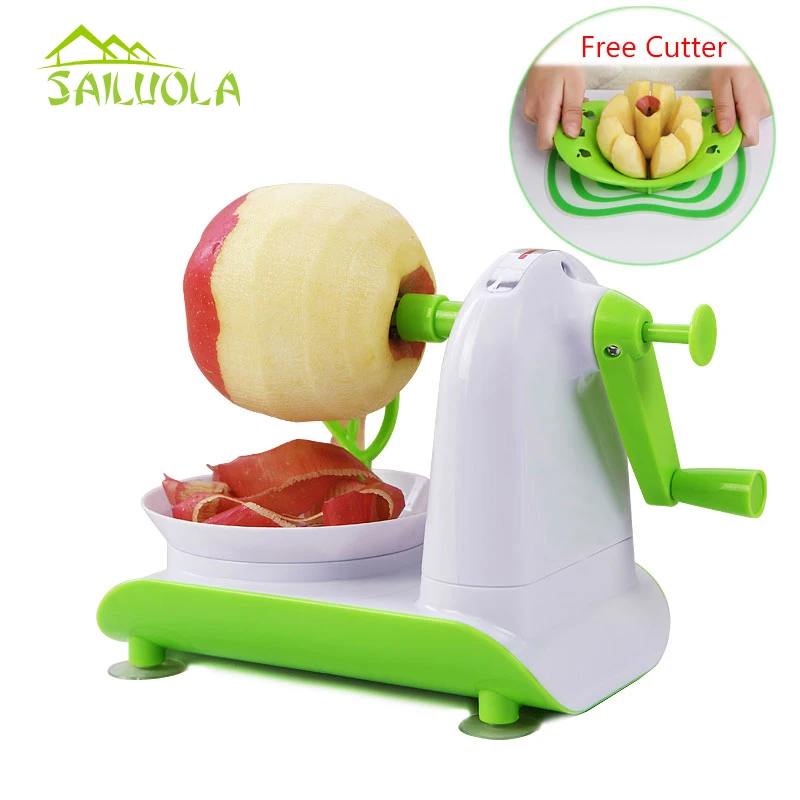 

New Arrival Multifunctional Hand Apple Peeler With Free Apple Slicer Cutter Fruit and Vegetables Tools Peeling Machine