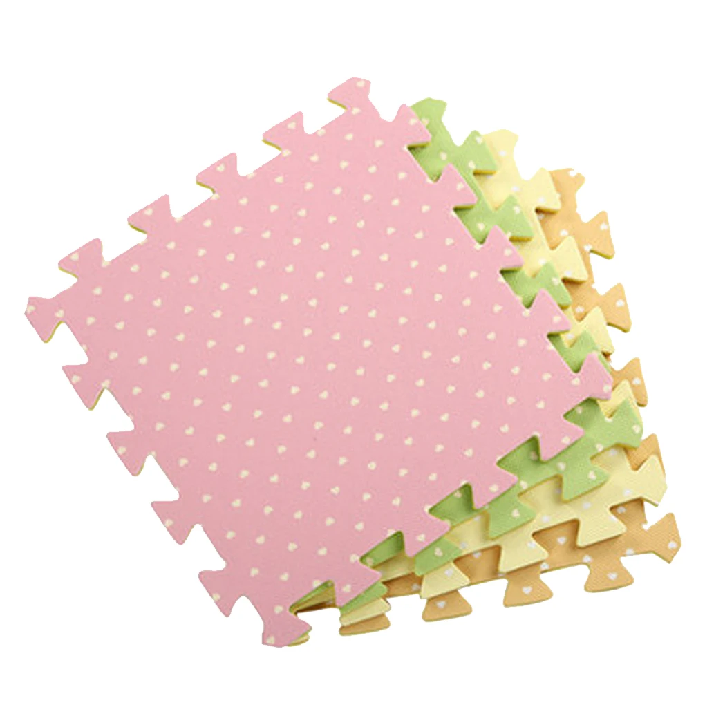 9 шт Пена коврик Детские головоломки мат ребенок играет взаимосоединяющиеся пенопластовые напольный коврик комплекты ковер ковровое