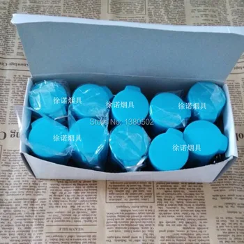 

10pcs/Lot Funny Design New Listing ABS Plastic Blue Color Smokeless Pocket Portable Ashtray With Carabiner