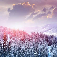 Снежный пейзаж на гору DIY живопись по номерам 24 цвета пигментная кисть Искусство Ручная роспись креативная цифровая картина маслом