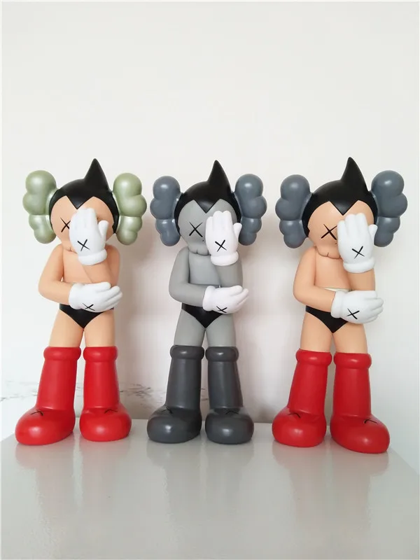 

[Temila] 37cm high Fashion Statue OriginalFake kaws Cosplay Astroboy PVC Action Figure model original adult child best gift