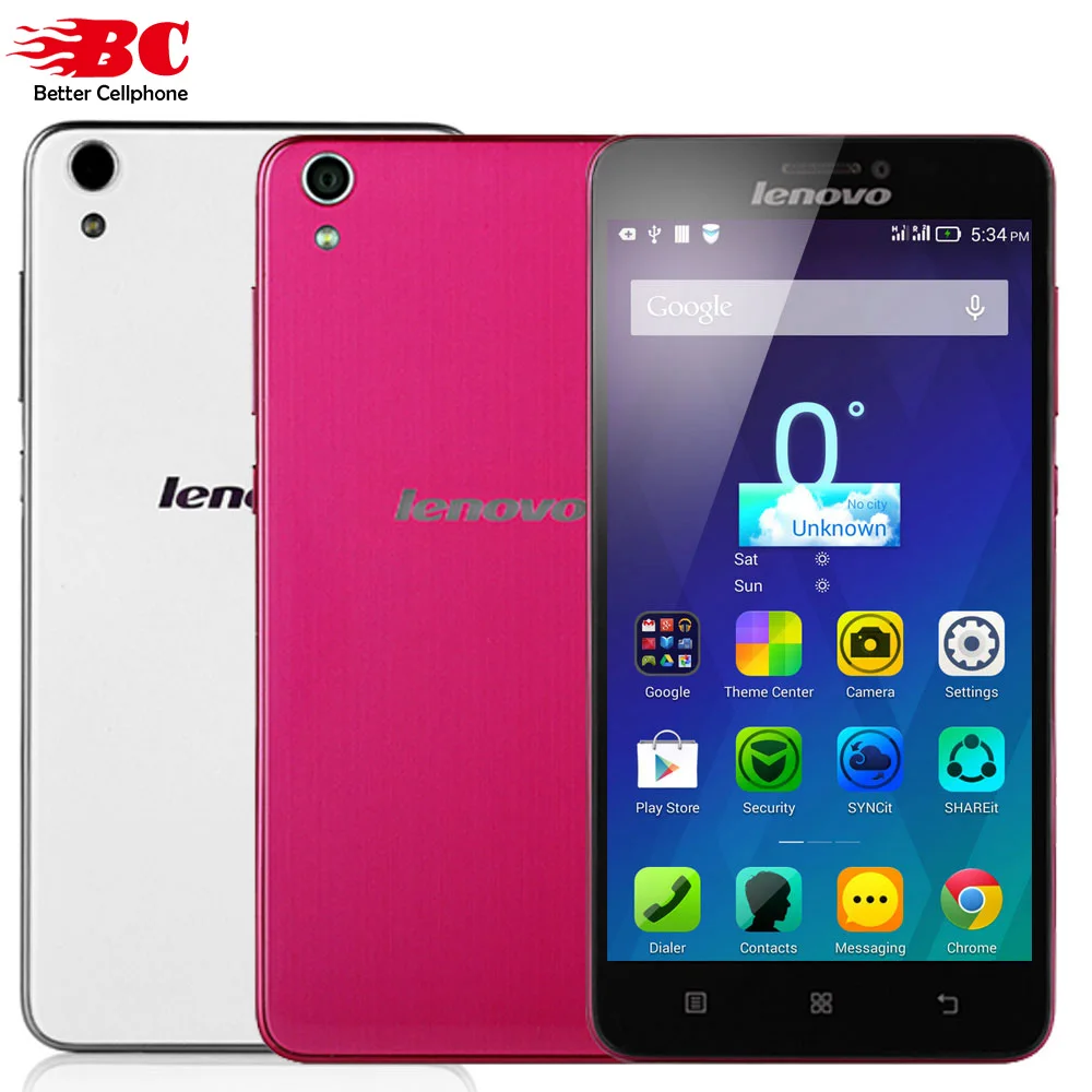 Original Lenovo S850 Quad Core Android Mobile Phone 5"IPS 1280x720px MTK6582 3G WCDMA 13MP Camera 1GB RAM 16GB ROM S8 in Stock