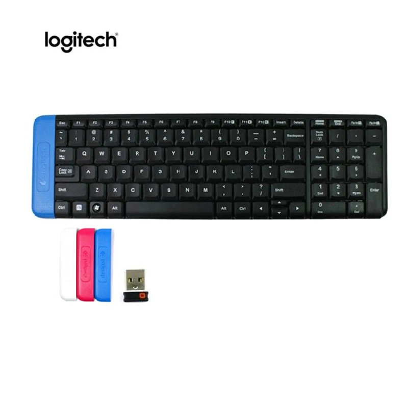 Беспроводная клавиатура logitech K230 2,4G мини-клавиатура с приемником Unifying