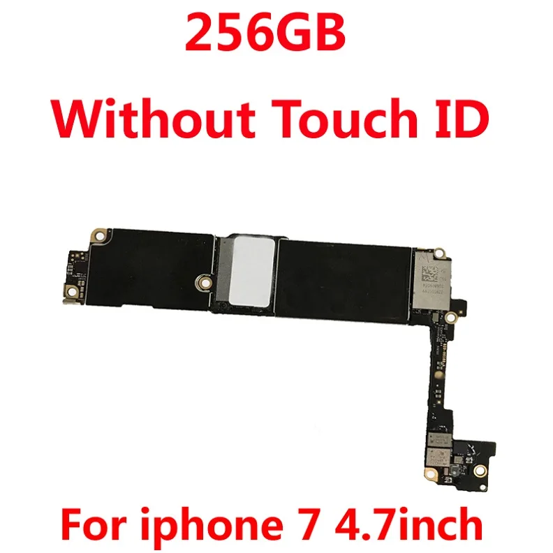 Для iphone 7 оригинальная материнская плата с/NO touch ID 128GB разблокированная материнская плата iCloud+ чипы Хорошая рабочая системная материнская плата IOS - Цвет: 256g-Without TouchID