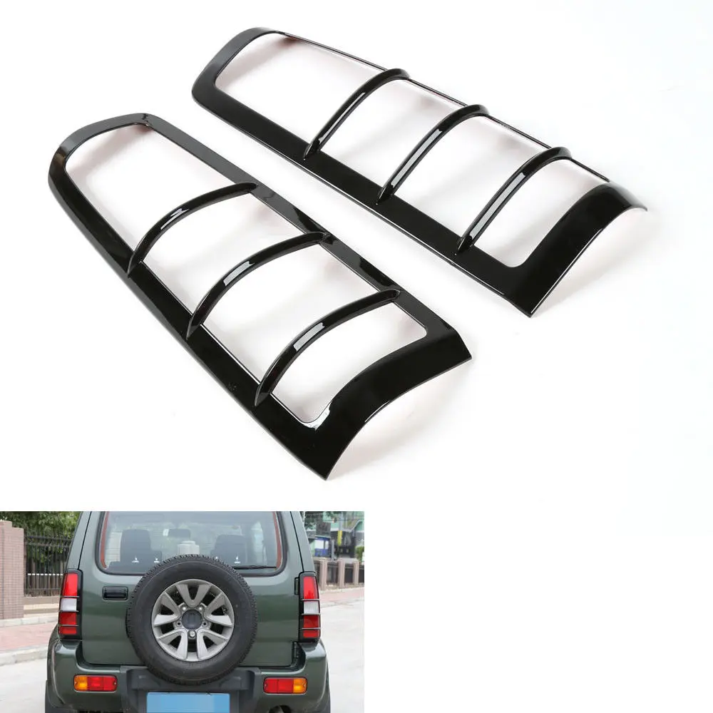 For Suzuki Jimny Rear Tail Light Cover Trim Back Lamps Hoods Guards Car