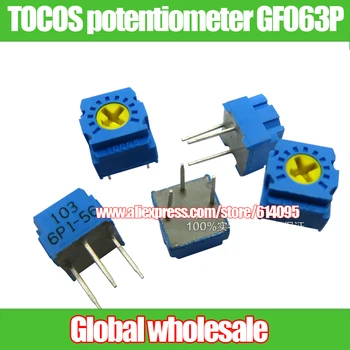 

15pcs Japan TOCOS precision potentiometer GF063P-10 Europe 100 Europe 200 Europe 500 Europe