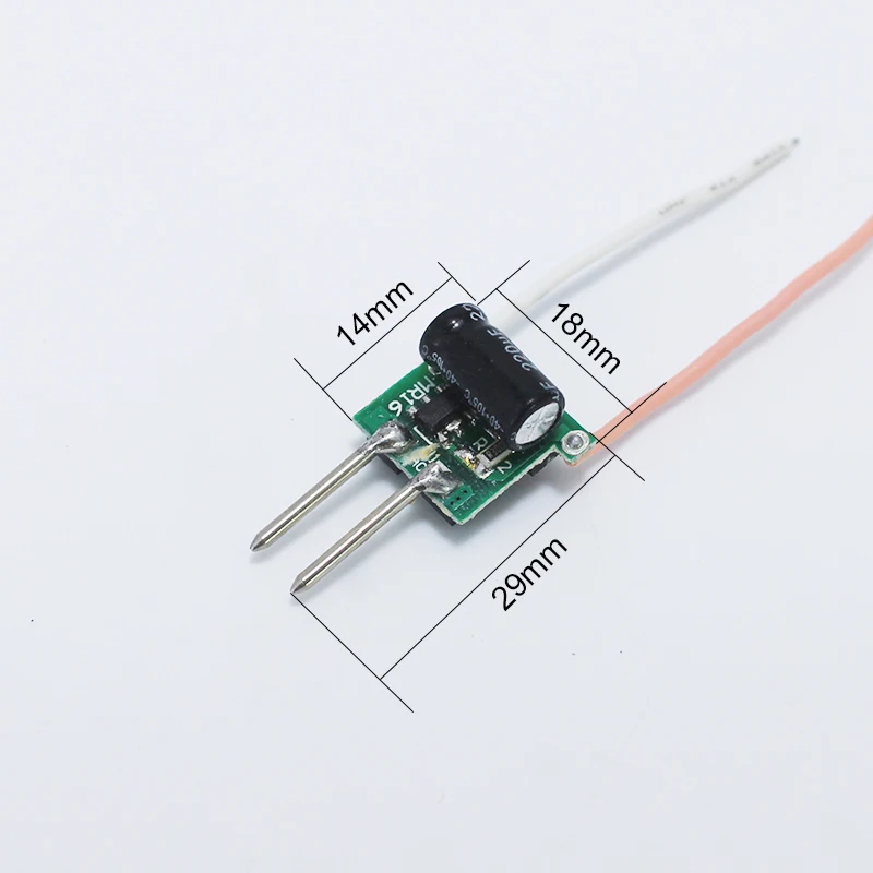 6 шт./лот inputDC12V выход DC9-10V ток 300 мА 3*1 Вт светодиодные драйверы трансформатор освещения для 3 Вт MR16 прожекторы