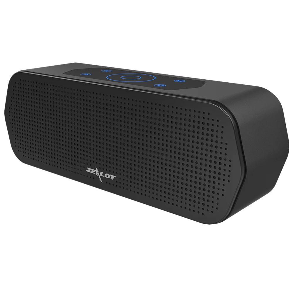

3D S20 Wireless Bluetooth Speaker Touch Control Portable Subwoofer Stereo Sound System TF Card MP3 Play with Mic for phone pc