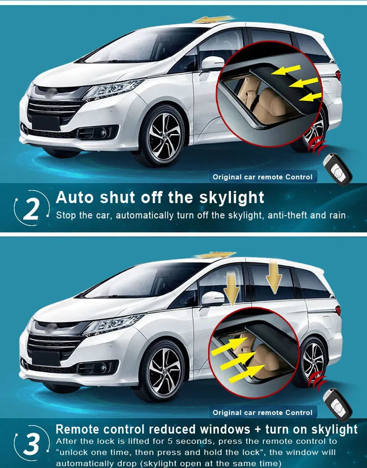 Авто умный стеклоподъемник+ зеркало foding+ seed lock+ TPMS для HONDA Odyssey