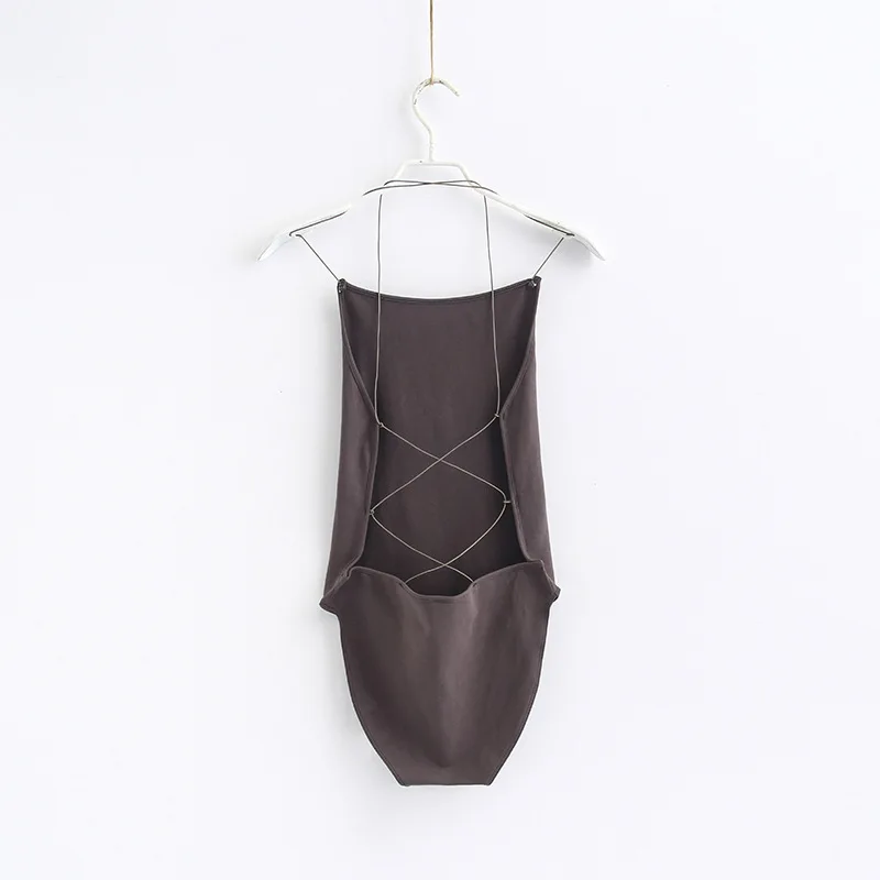 Sexy Top Slim Small Vest Women Summer Europe America Halter Tops Femme Fashion Camisole Cropped Feminino 2020 Designer Shirts