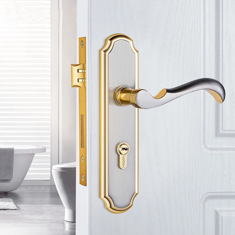 Ospon Zinc Alloy Door Lock Interior Bedroom Door Lock Simple