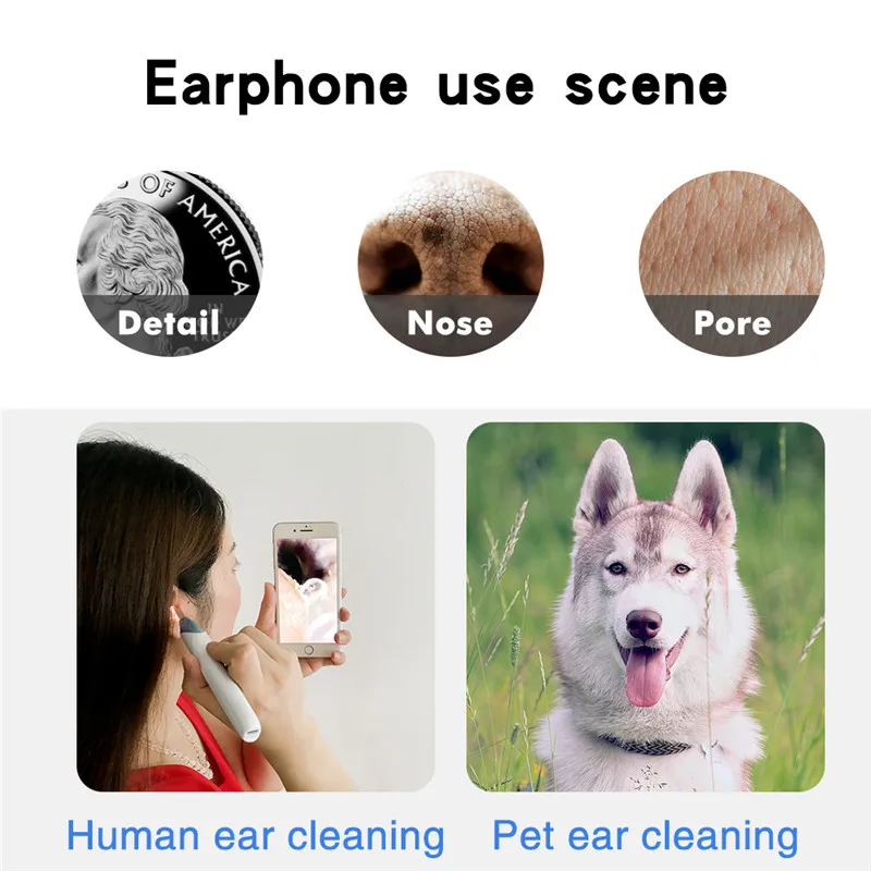 Antscope Wifi Ear Cleaning Otoscope интегрированный мм безопасные с медицинской точки зрения