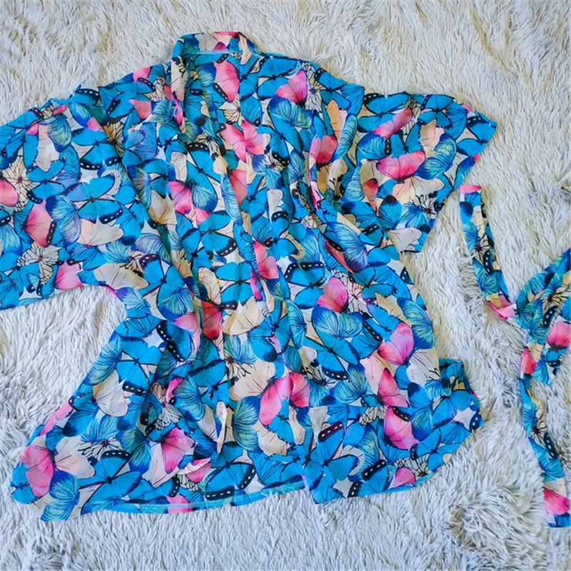 Туника для пляжа купальный костюм накидка шифоновое пляжное платье женская пляжная одежда бикини накидка Saida de Praia# Q572