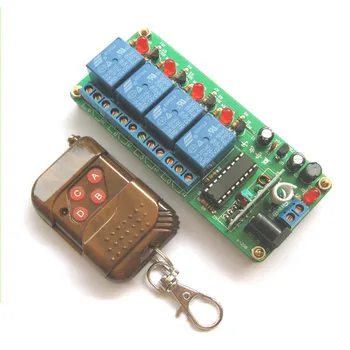 

DIY 4CH 4 Channel Wireless Remote Control Switch Kit
