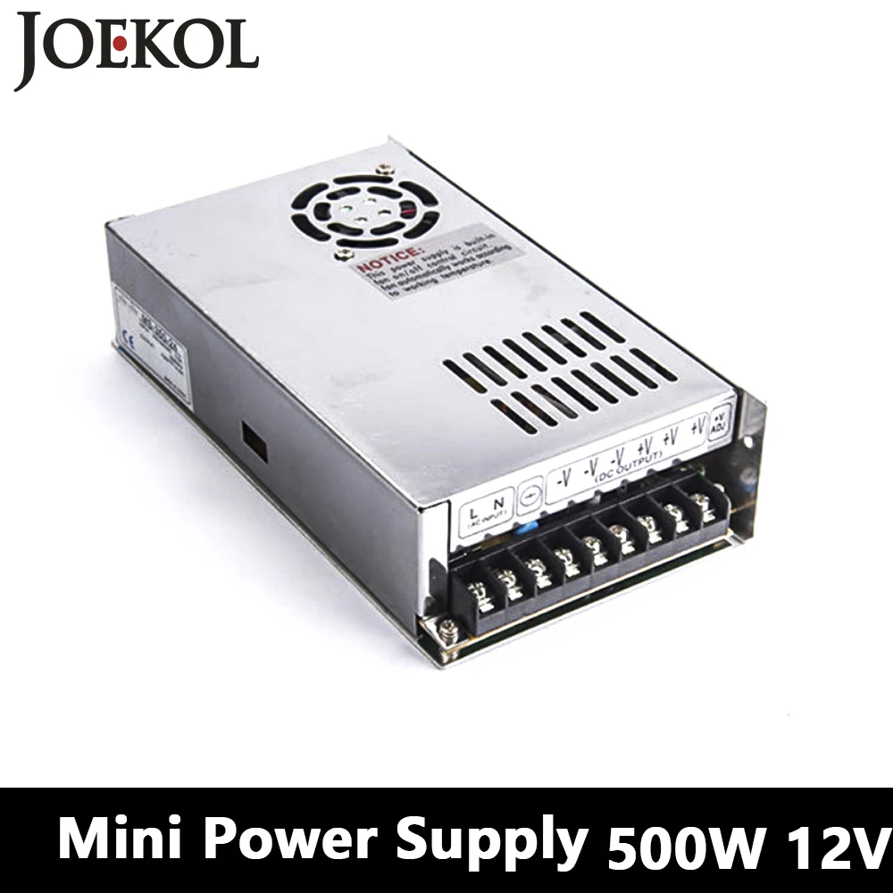 

Mini Switching Power Supply,500W 12v 41.6A Single Output Ac-dc Power Supply For Led Strip,AC110V/220V Transformer To DC 5V