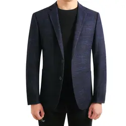 Классический мужской пиджак Азиатский Размер 5XL деловой Банкетный мужской пиджак высокого качества мужской повседневный блейзер