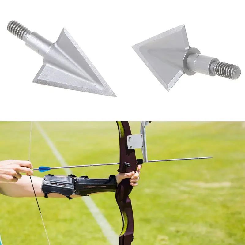 

Hunting Arrow Head Broadhead 3 Blades For Compound Bow Recurve Bow Shooting Outdoor Tactical Archery Sharp Tip Powerful Accessor