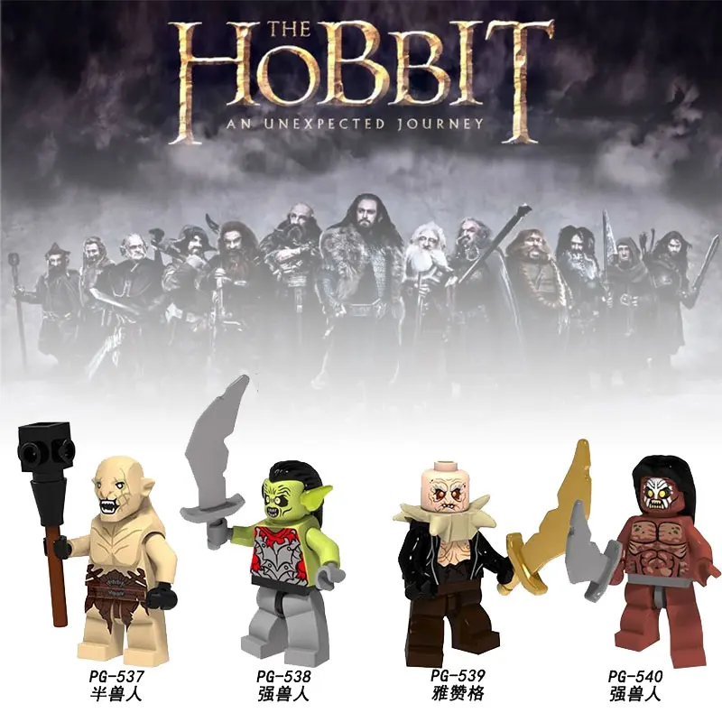 

Hobbit The Lord of the Ring Figures Elf Prince Genius Building Blocks Compatible Playmobil Educational Toys for Children Blocks