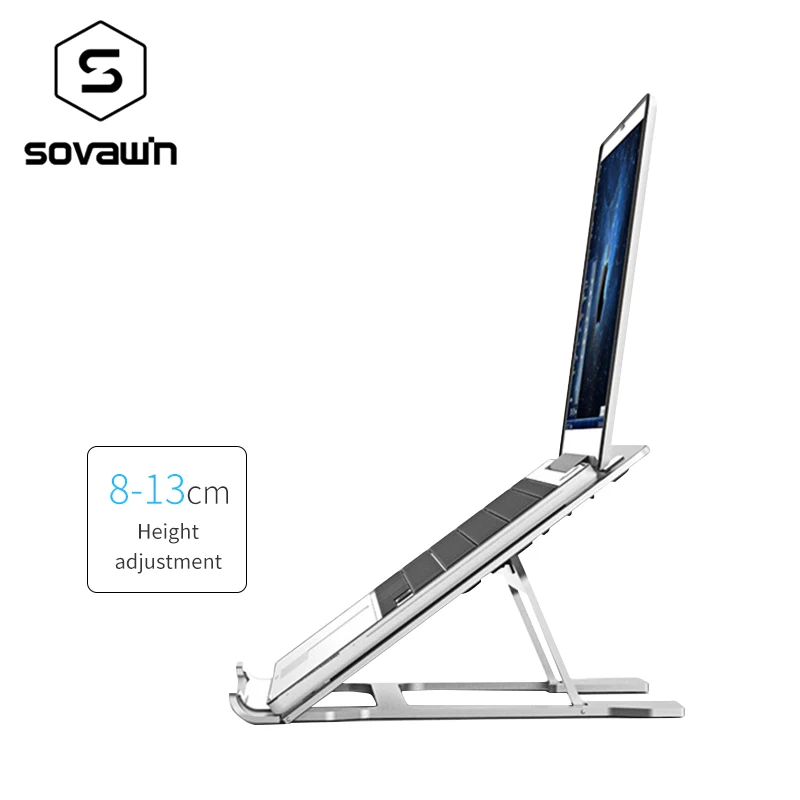 

Portable Laptop Stand Foldable Aluminium Alloy Universal Tablet Holder Mount Adjustable Cooling Notebook Stand For Macbook Pro