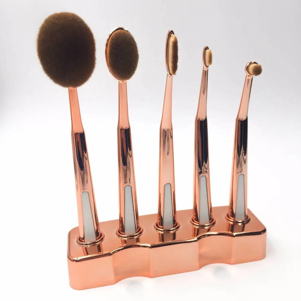 Набор косметических средств для макияжа лица 5 шт.|toothbrush makeup brush set|makeup setbrush set |