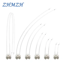 GU5.3 Керамика держатель лампы лампа в розетку основание 7 см Высота каблука 10 см, каблук 15 см, 20 см, 30 см для Светодиодный абажур для лампы MR11 MR16 прожектор G5.3 галогенная лампа