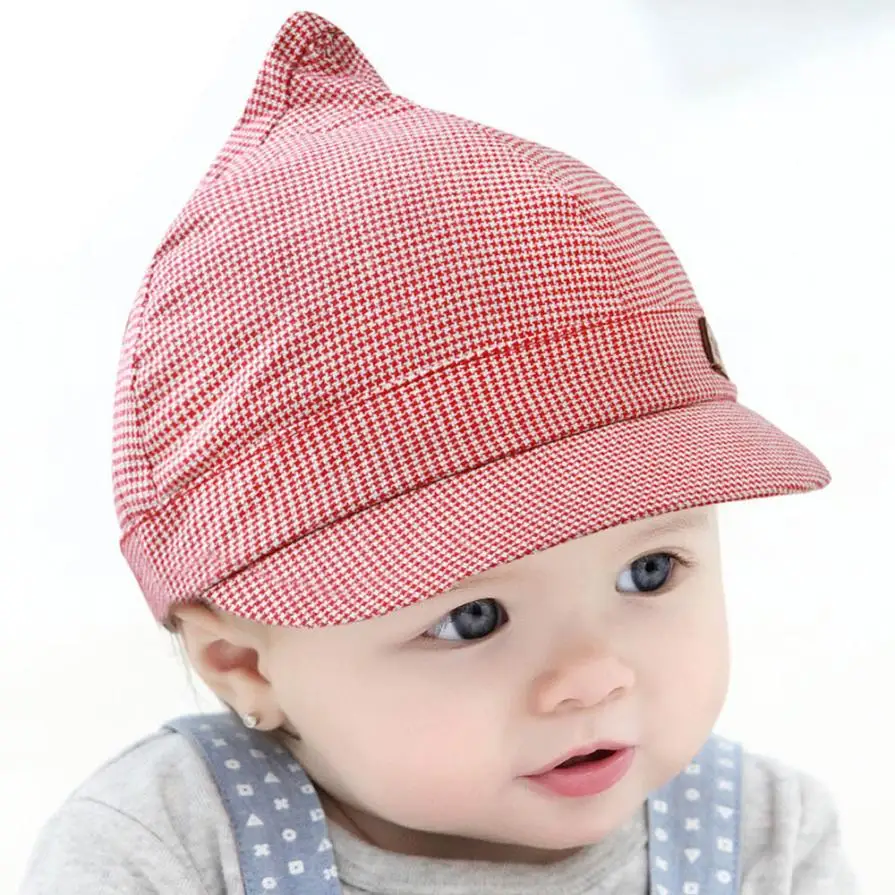 Baby Toddler Kids Boy Girl Children's Beret Peaked Cap 0414in Hats