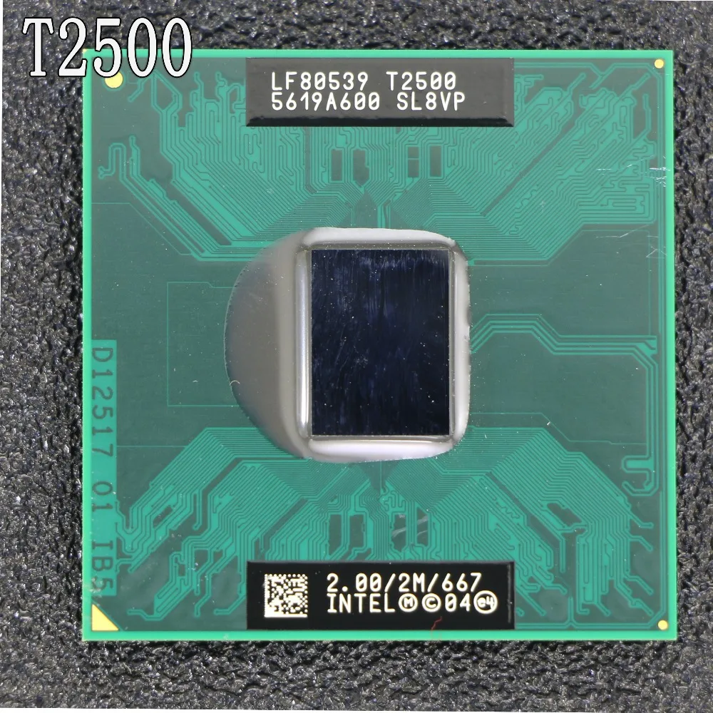 الأصلي ل إنتل كور ديو T2500 cpu (2 متر مخبأ ، 2.0 جيجا هرتز ، 667 ميجا هرتز fsb ثنائي كور المعالج ل 945 الرقاقات الأصلي ل إنتل كور ديو T2500 cpu (2 متر مخبأ ، 2.0 جيجا هرتز ، 667 ميجا هرتز fsb ثنائي كور المعالج ل 945 الرقاقات