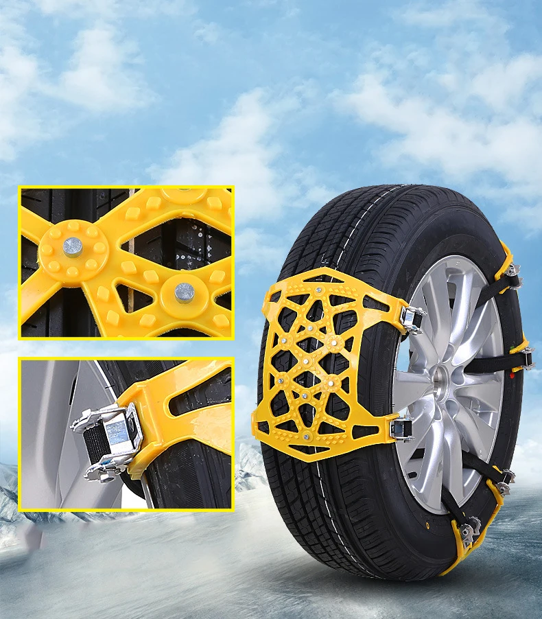 

Antiskid Chain of Automobile Tire Multi-function automatic tightening anti-skid chain SUV Snow Chain for Car Off-road Vehicle