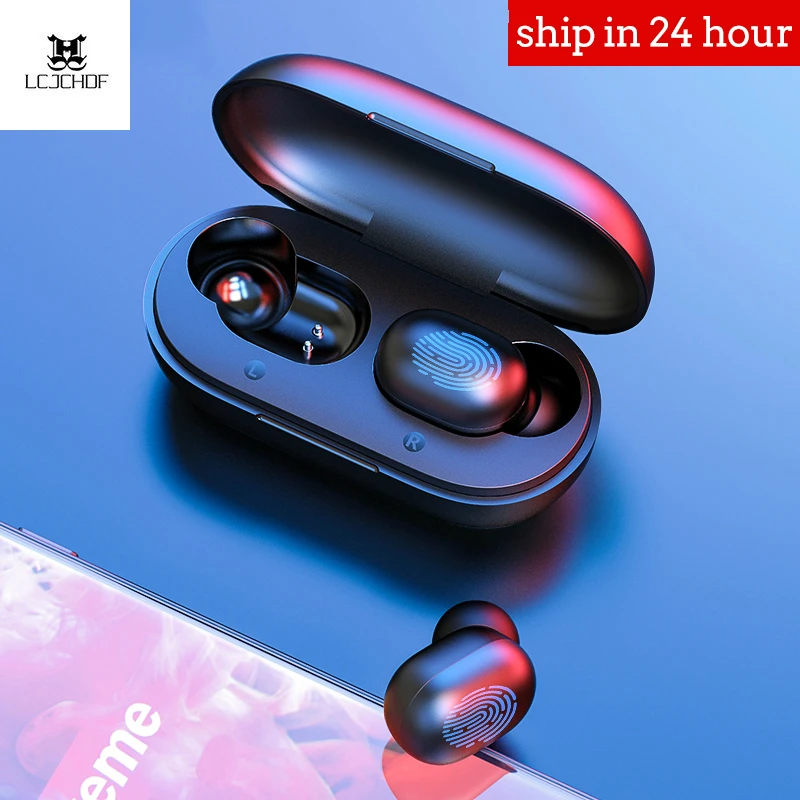 

Tws Fingerprint Touch Bluetooth 5.0 Earphones Hd Stereo Wireless Headphone Noise Cancelling Gaming Headset for Huawei Xiaomi ios