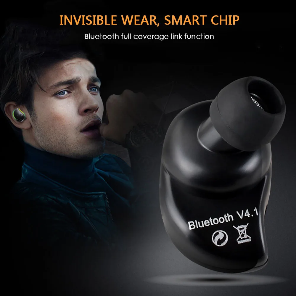S530Plus Bluetooth наушники Настоящая беспроводная гарнитура Стереонаушники