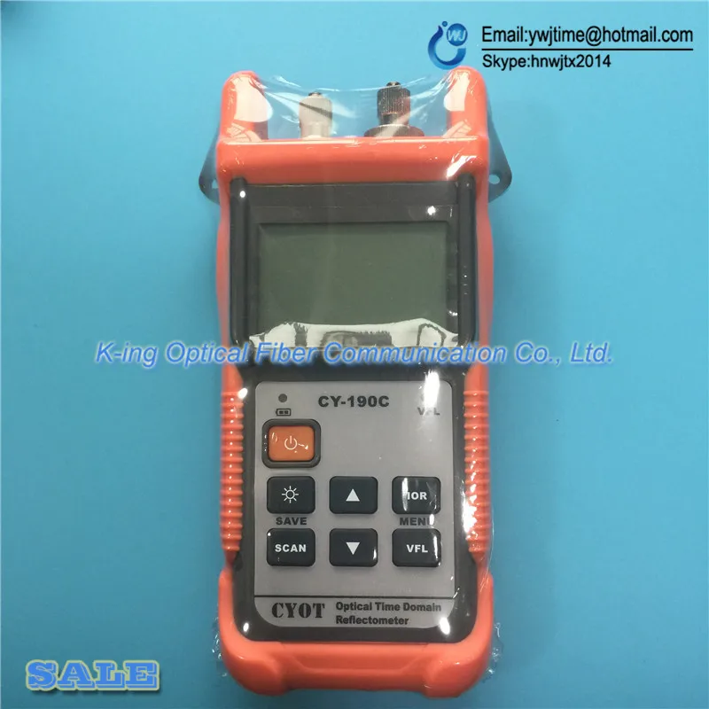 

Optical Fiber Ranger MINI OTDR CY190S CY-190S Handheld OTDR 60KM Fiber find fault tester 1310nm+1mW VFL