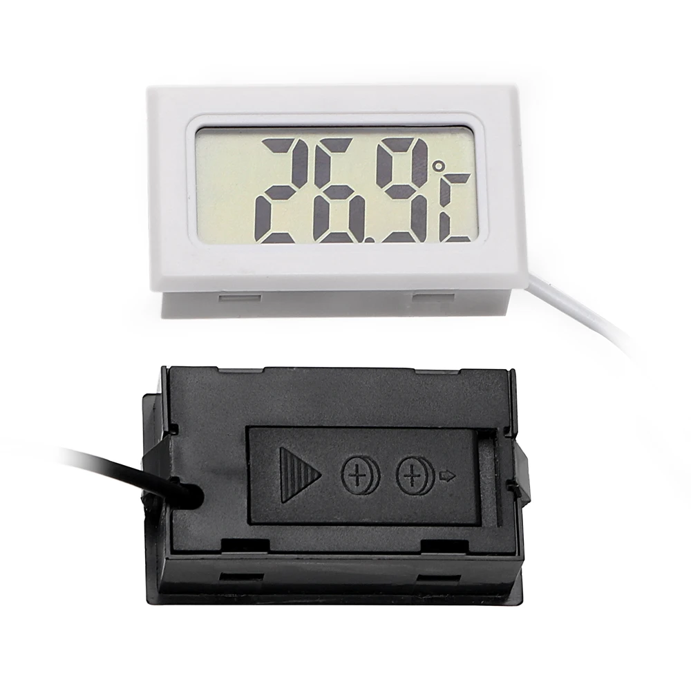 NICEYARD Автомобильный термометр ЖК-цифровые часы с дисплеем измеритель температуры Автомобильные украшения для рыбы холодильная камера автостайлинг