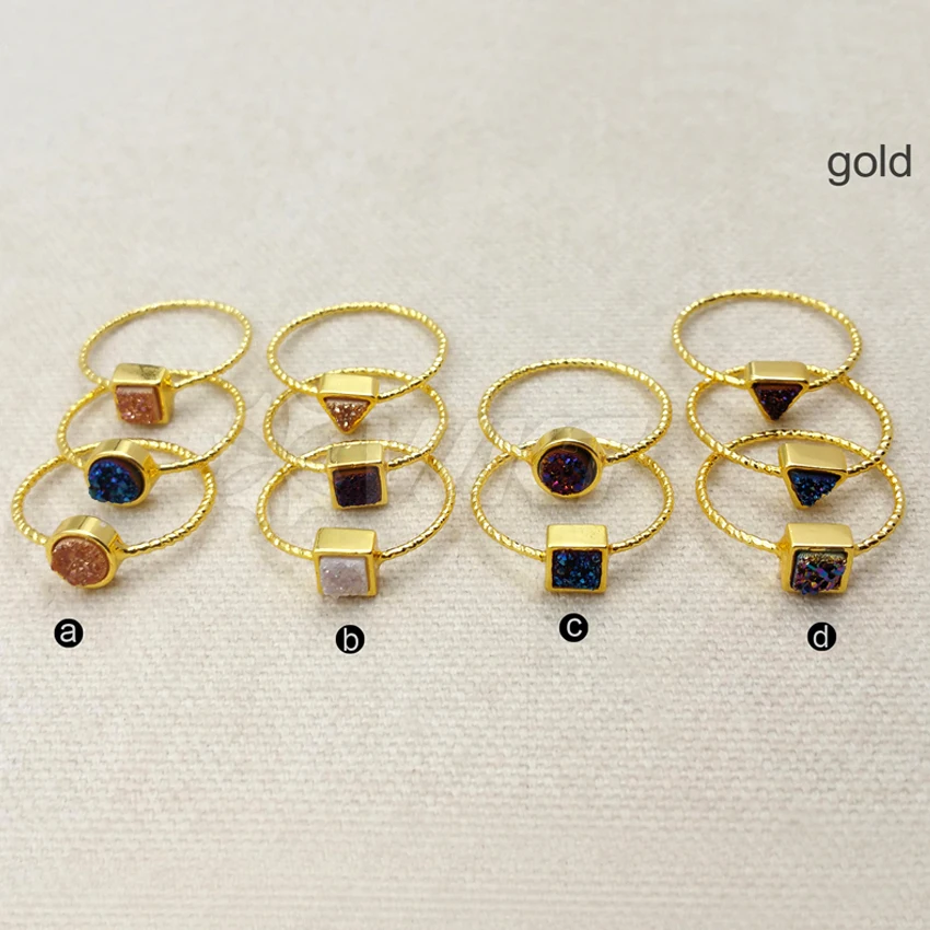 

WT-R291 WKT Wholesale Charming Gorgeous Tiny Sparkly Natural Stone For Lady Decorate Jewelry Ring