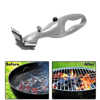 

Barbecue Stainless Steel BBQ Cleaning Brush Churrasco Outdoor Grill Cleaner with Power of Steam bbq accessories Cooking Tools